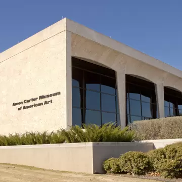Ft Worth, Texas, USA - January 6, 2015: The Amon Carter Museum of American Art is located in the cultural district of Fort Worth, Texas. The museum devoted to American art and possesses one of the premier collections of American photography in the...