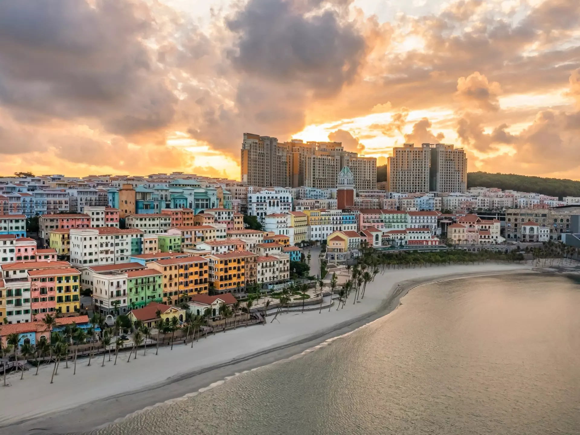 Sunset Town, Phu Quoc, Vietnam. 