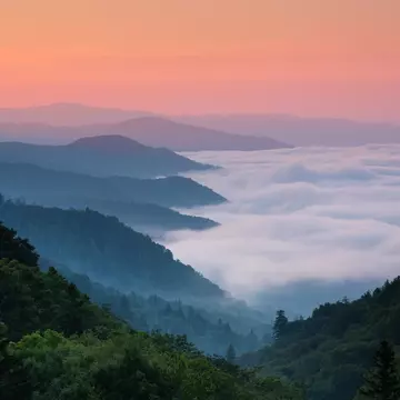 Sunrise in Great Smoky Mountains National Park. Keneva Photography/Shutterstock
