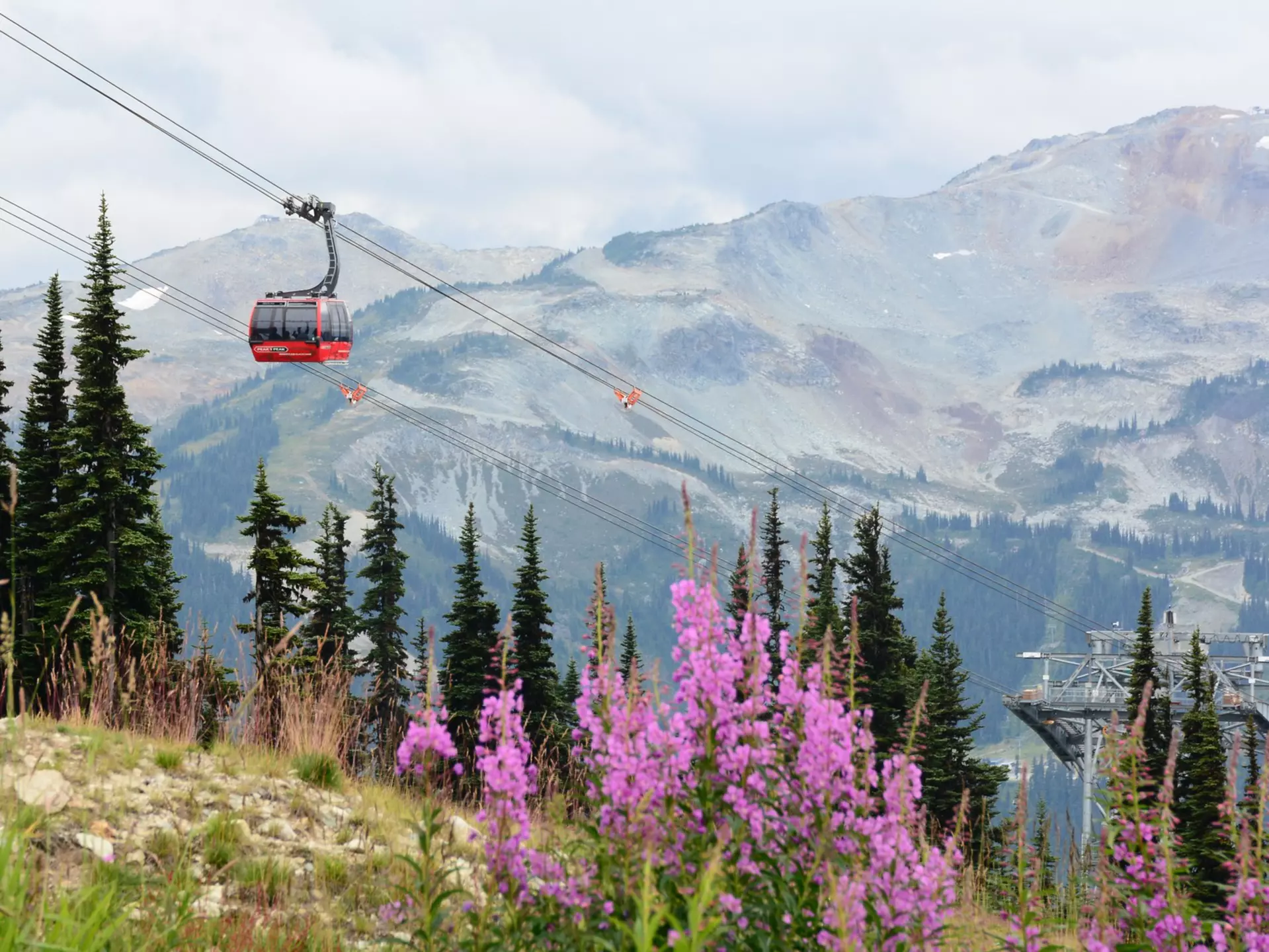 The PEAK 2 PEAK Gondola in Whistler, British Columbia. Jing Zhong/Shutterstock