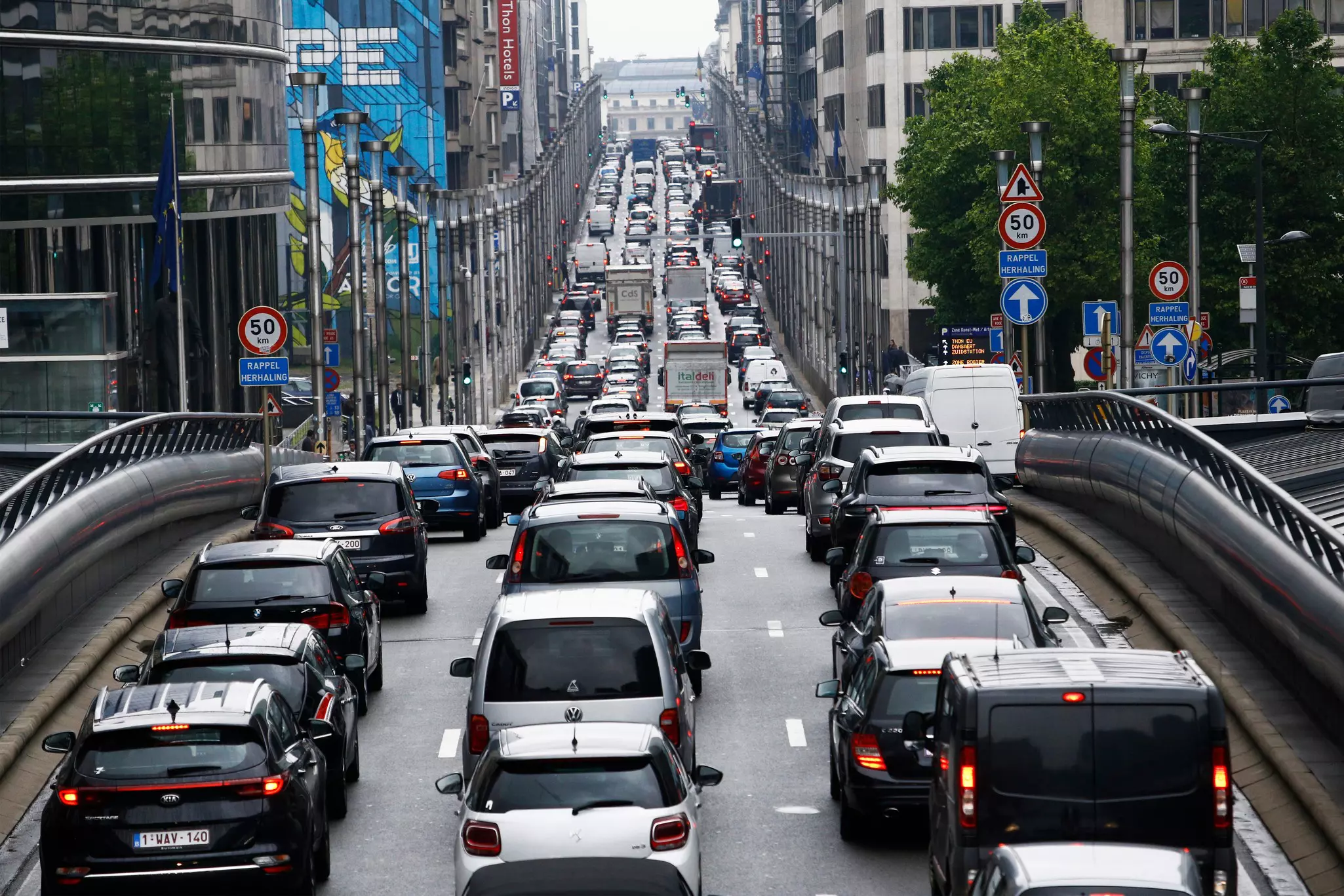 Driving in central Brussels is a nightmare, best to stick to public transport © Alexandros Michailidis / Shutterstock