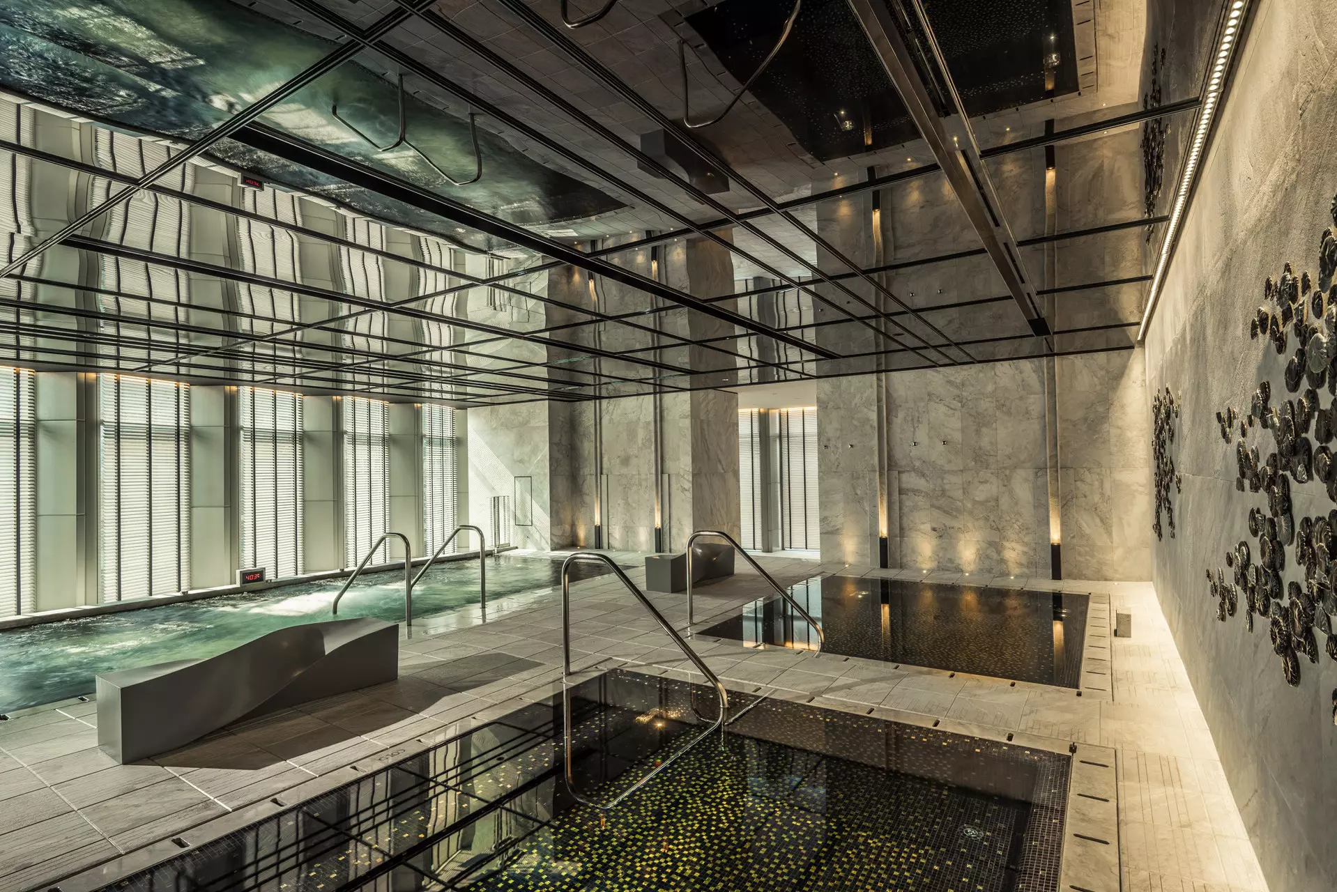 pools and spa at the Four Seasons Hotel Seoul