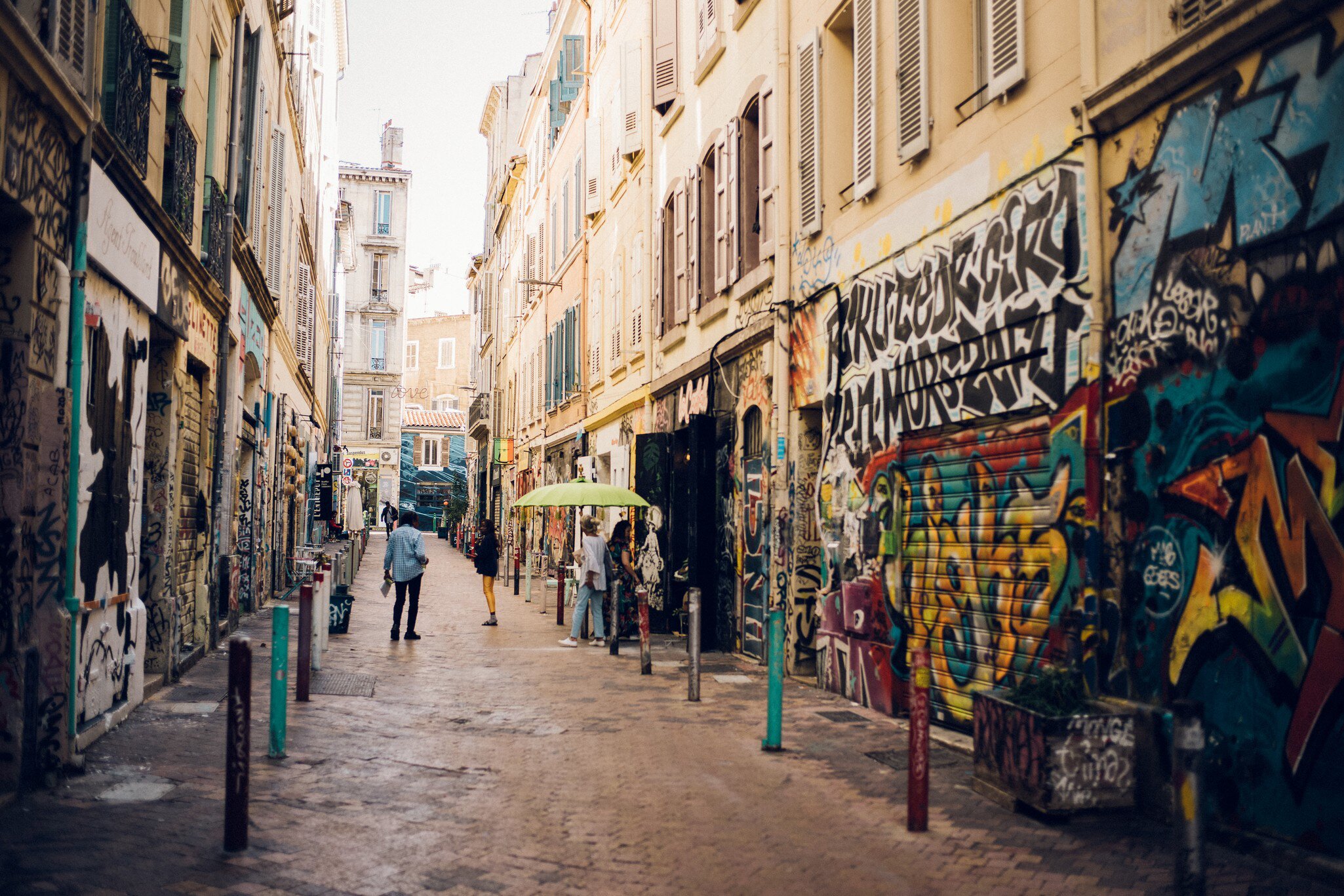 Cours Julien neighborhood in Marseille, France.