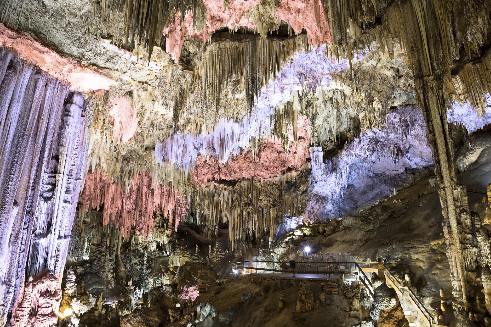 Interior of Natural Cave in Andalusia, Spain