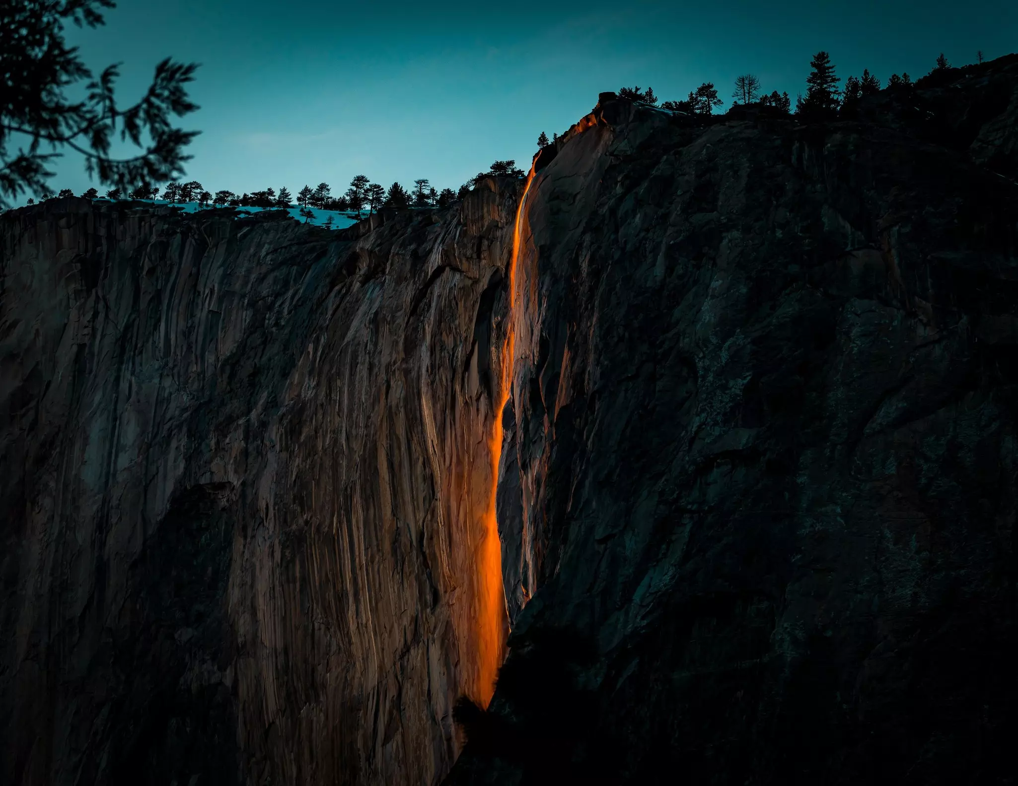 Yosemite Firefall at Sunset