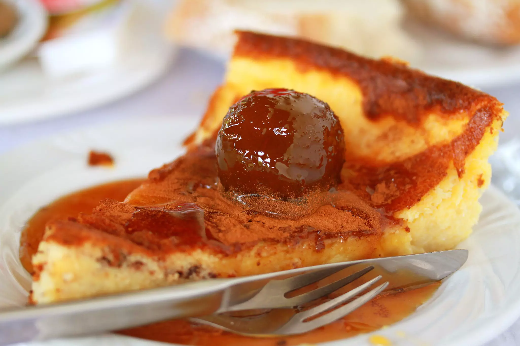 Traditional Portuguese cake with plam.