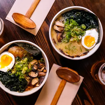Ramen for two. Alexander Spatari/Getty Images