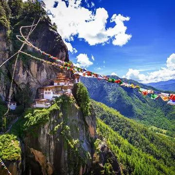 The incredible Taktshang Goemba (Tiger's Nest Monastery) in Bhutan © Kardd/Getty Images/iStockphoto