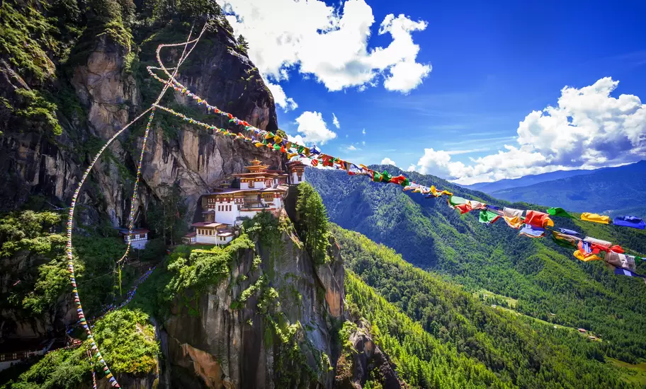 The incredible Taktshang Goemba (Tiger's Nest Monastery) in Bhutan © Kardd/Getty Images/iStockphoto