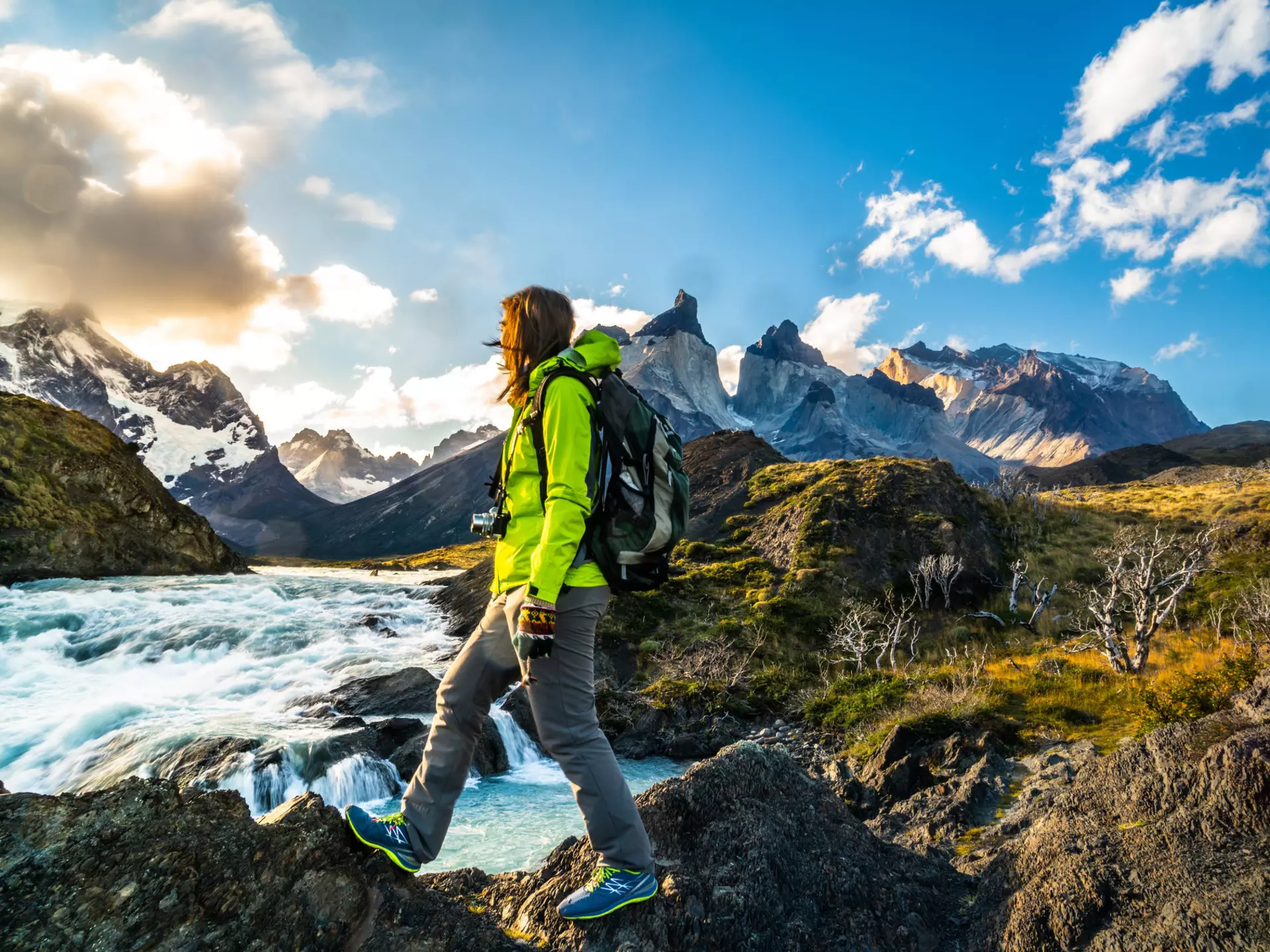 Tackling the W Trek in Chile’s Parque Nacional Torres del Paine is a challenge and a thrill © sharptoyou / Shutterstock