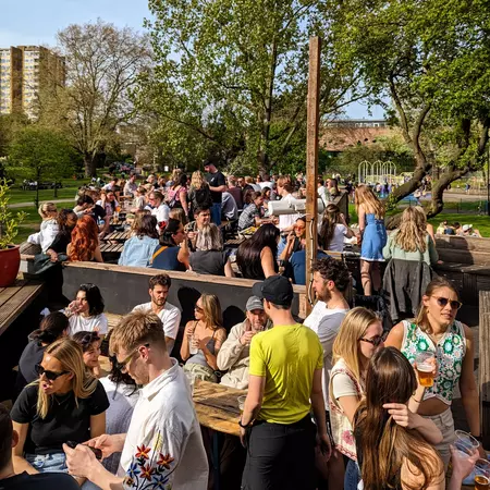 Courtesy photos from Pub on the Park in London, UK
Article: Best outdoor pubs in London