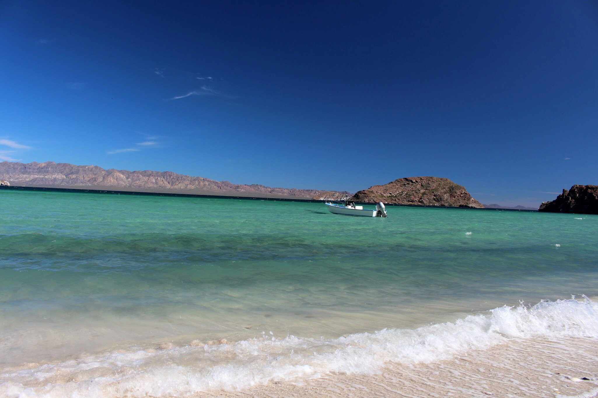 Mexico, Baja California Sur, Bahía Concepción -14.03.2016: the recording was photographed on the beach of Bahía Concepción,