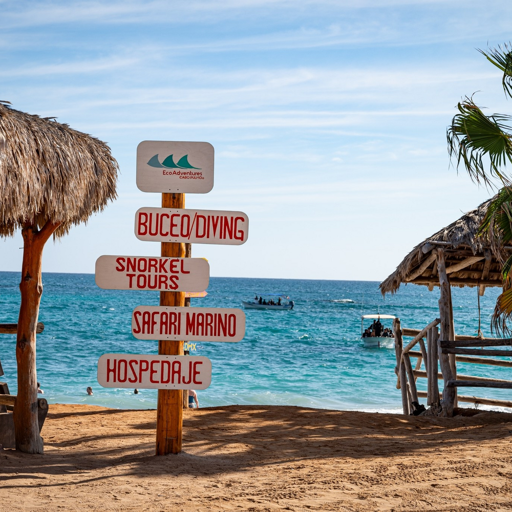 The beach at Cabo Pulmo, Mexico