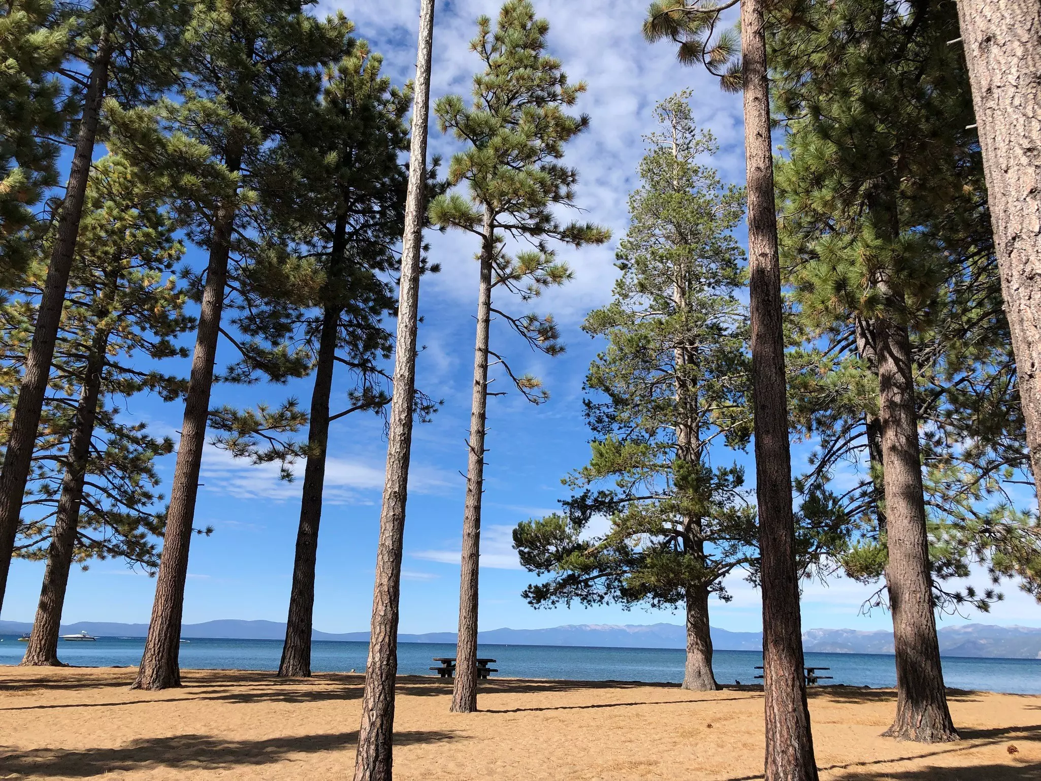 Pope Beach on South Lake Tahoe, United States