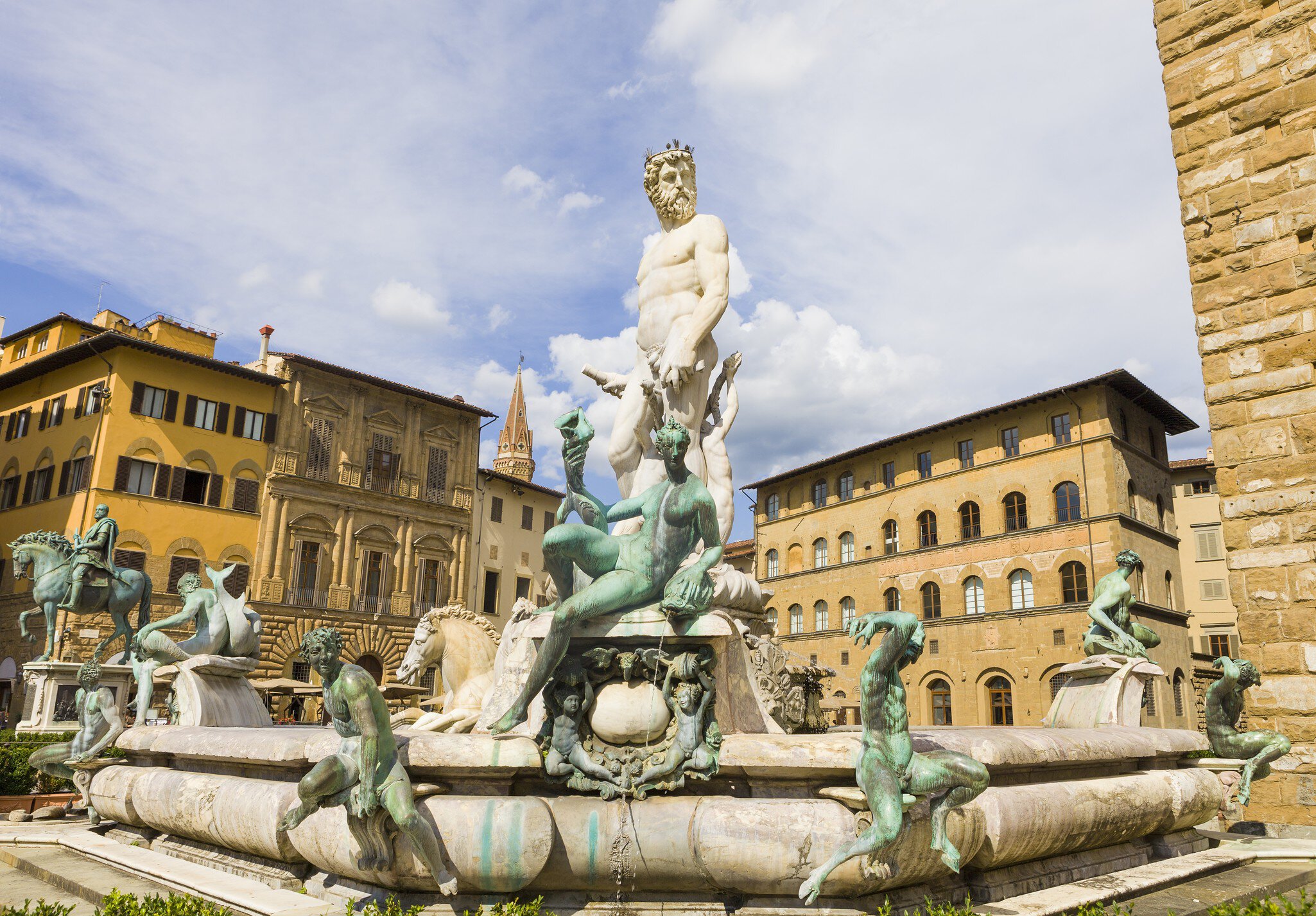 Fountain of Neptune, Piazza Della Signoria, Florence, Italy.