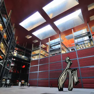 The Reina Sofia modern and contemporary art museum in Madrid, Spain