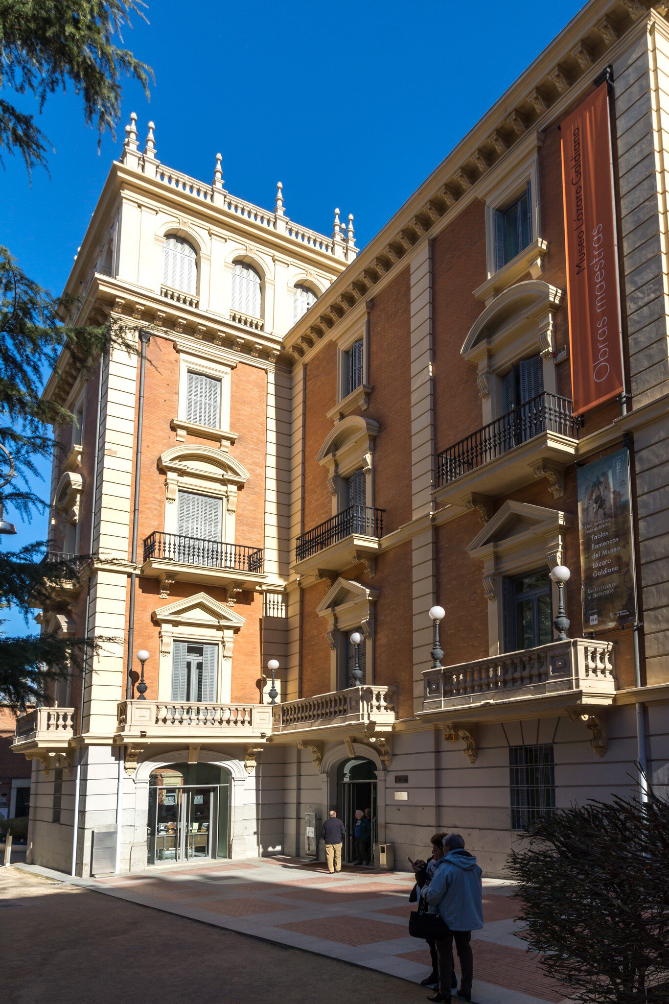 Exterior view of the Museo Lázaro Galdiano in Madrid, Spain.