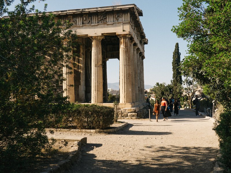 Ancient Agora, Athens, Greece - May 2025.