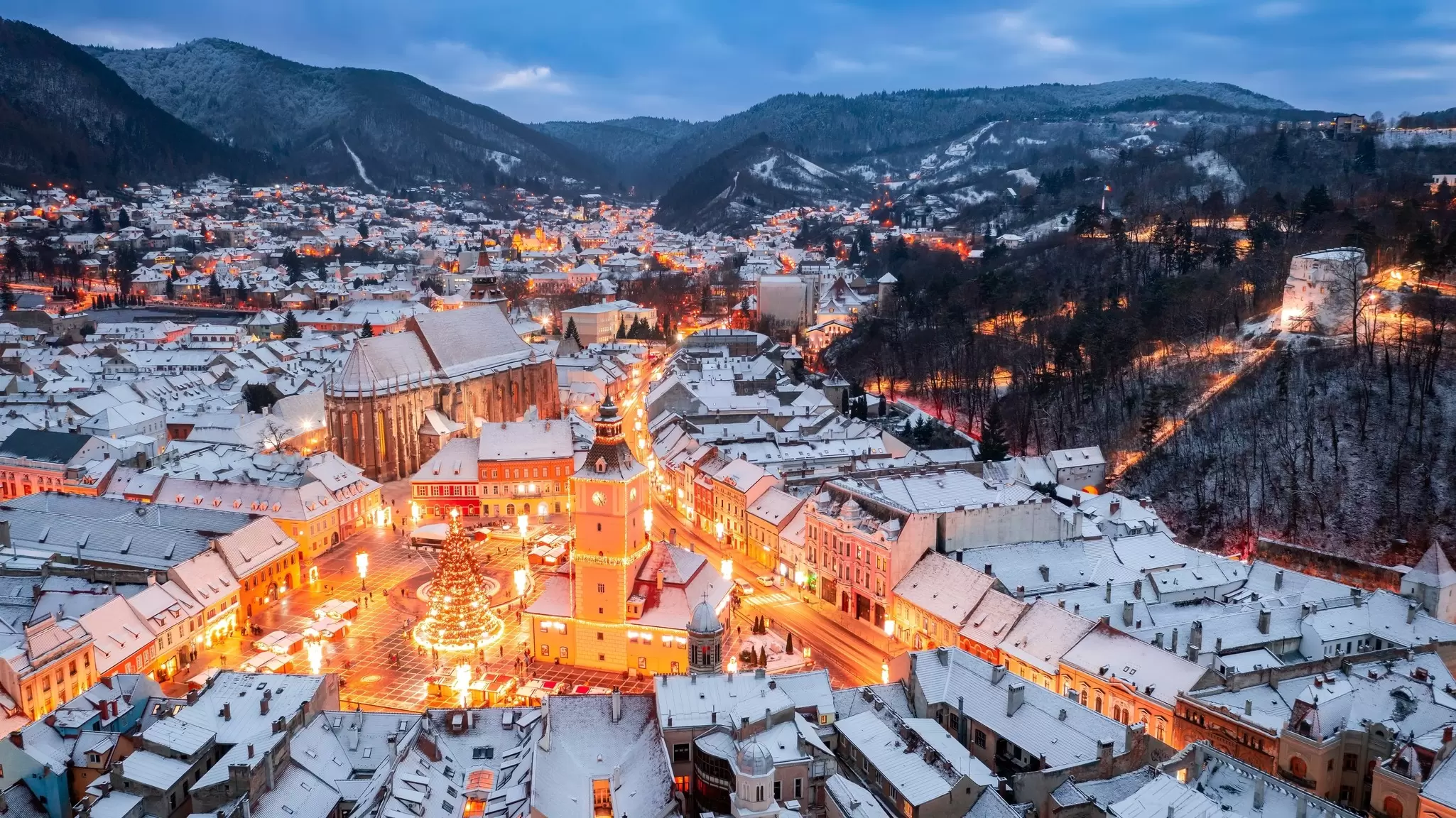 From snowy winters to summers on the beach, there's no bad time to visit Romania. ecstk22/Shutterstock
