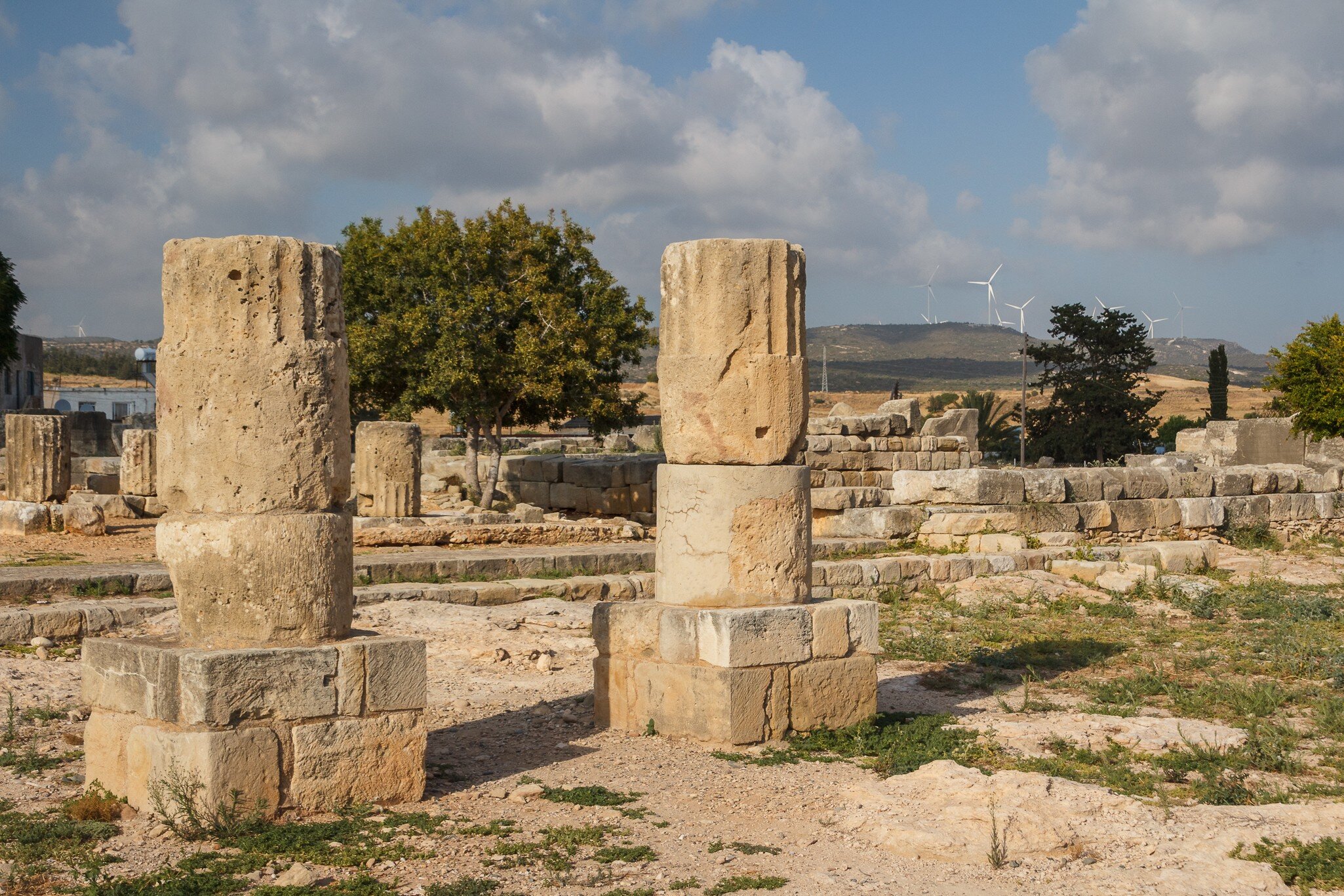 Ruins of the ancient Aphrodite sanctuary in Kouklia, near Pathos, Cyprus; Shutterstock ID 398004364;