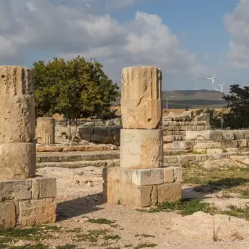 Ruins of the ancient Aphrodite sanctuary in Kouklia, near Pathos, Cyprus; Shutterstock ID 398004364;