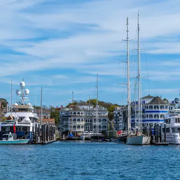 The marina in Newport, Rhode Island. Nicola Pulham/Shutterstock