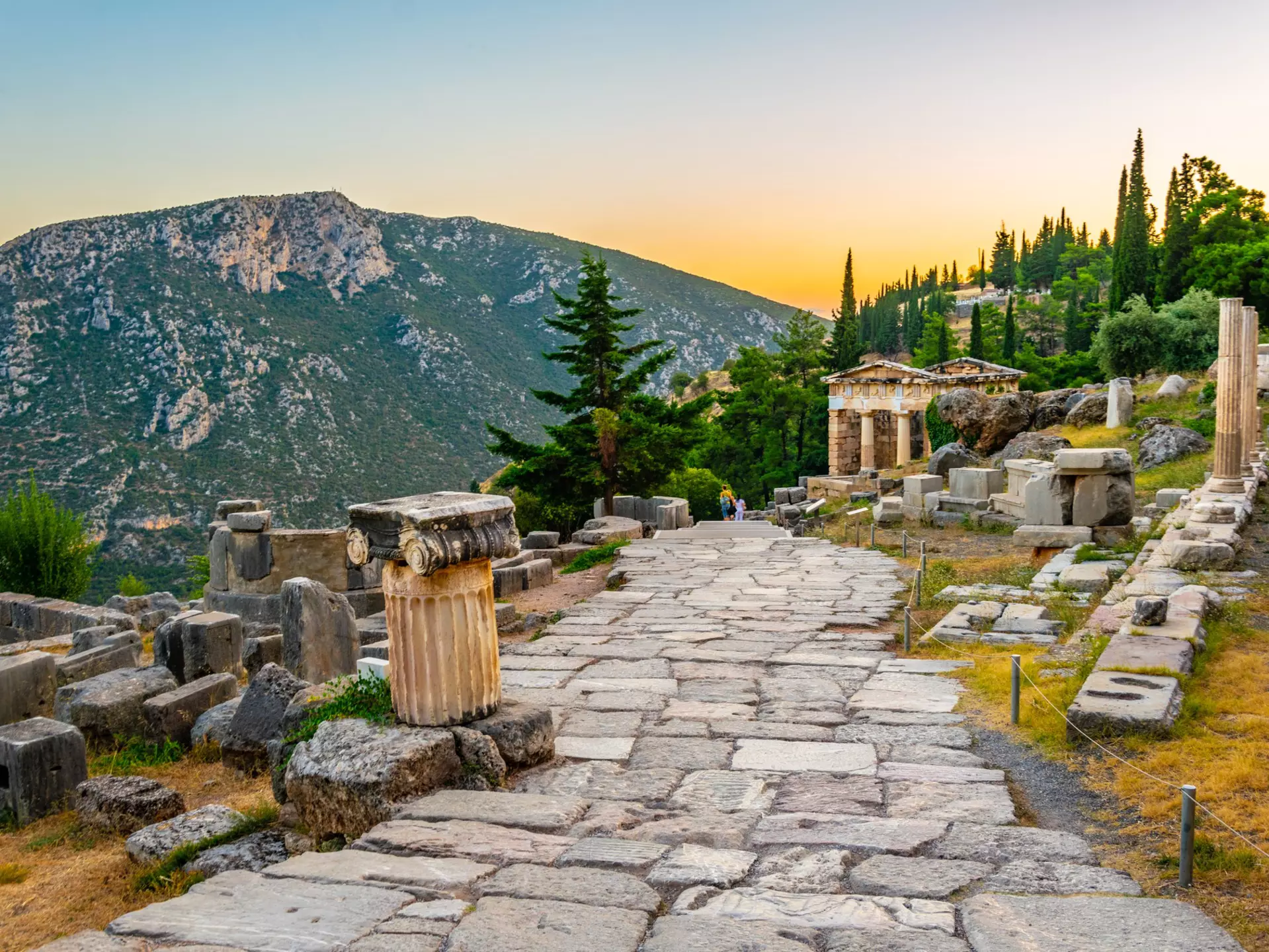 See some of Greece's best ruins at Delphi. Getty Images/iStockphoto