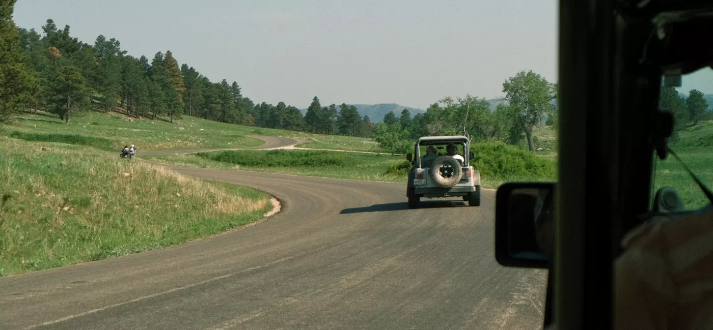 Jeep safari in Custer State Park, South Dakota