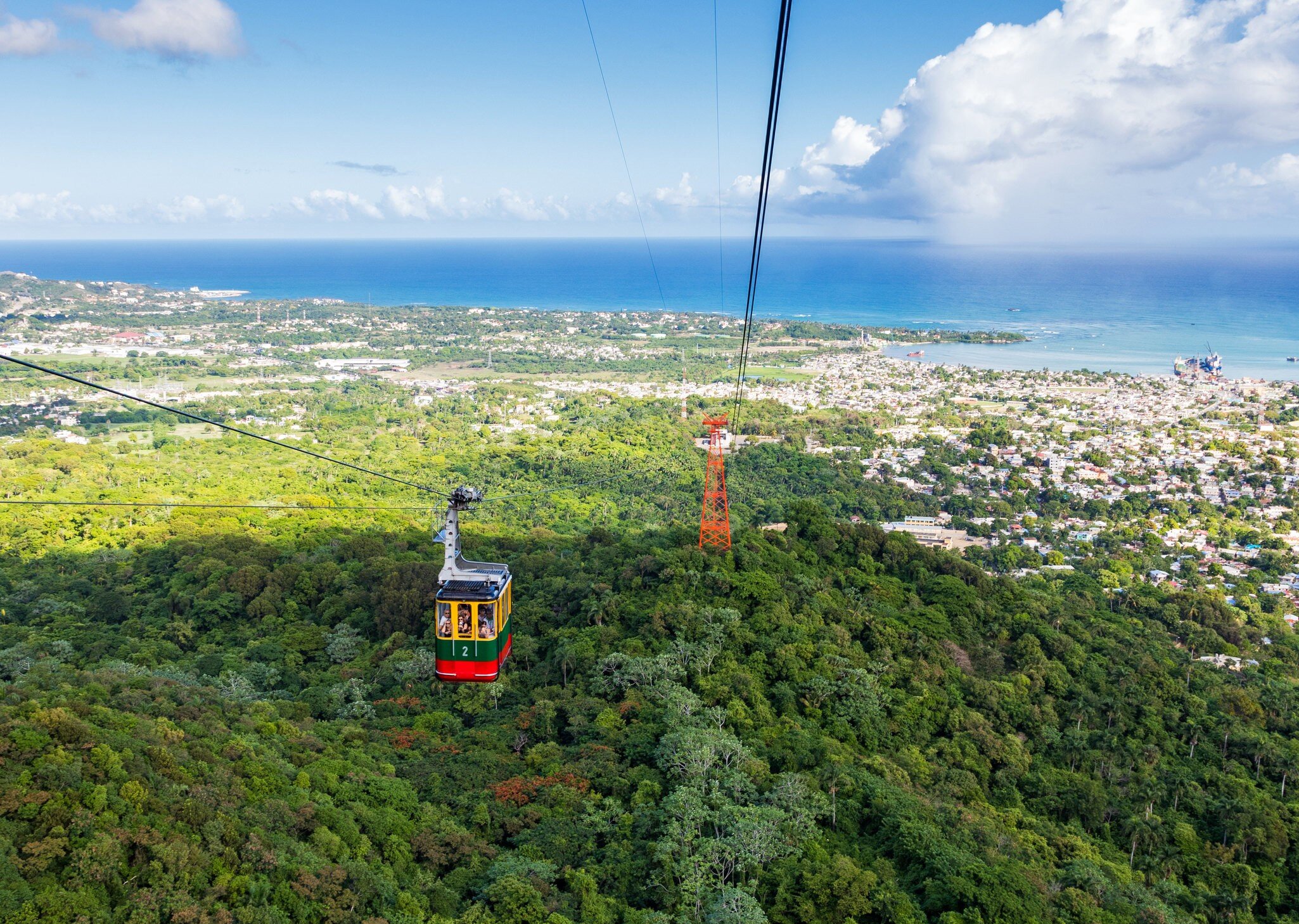 Teleferico in Puerto Plata, Dominican Republic, offers the visitor a panoramic view of the city descending from the hill (779 m above sea level).
1625718430
altitude, blue, cabin, cable, cable car, cableway, car, caribbean, dominican republic, green, high, hill, landscape, mountain, natural, nature, outdoor, park, pico isabel de torres, puerto plata, puerto plata dominican republic, summer, tourism, tourist, transport, transportation, travel, tropical, vacation, view