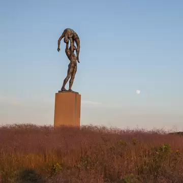Outdoor statues in the Rudolph Tegners Museum & Statuepark in Zealand, Denmark. 