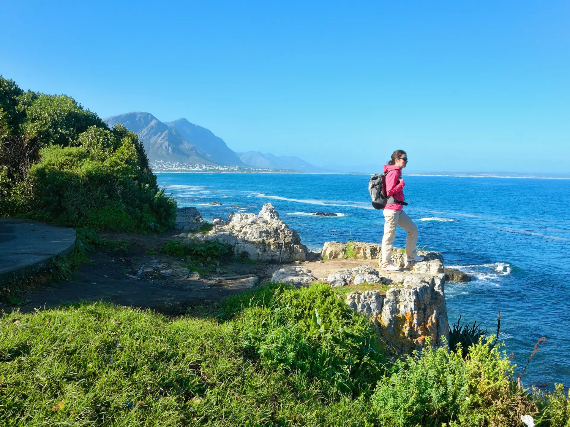 Hermanus Cliff Path in South Africa's Western Cape. JaySi/Getty Images