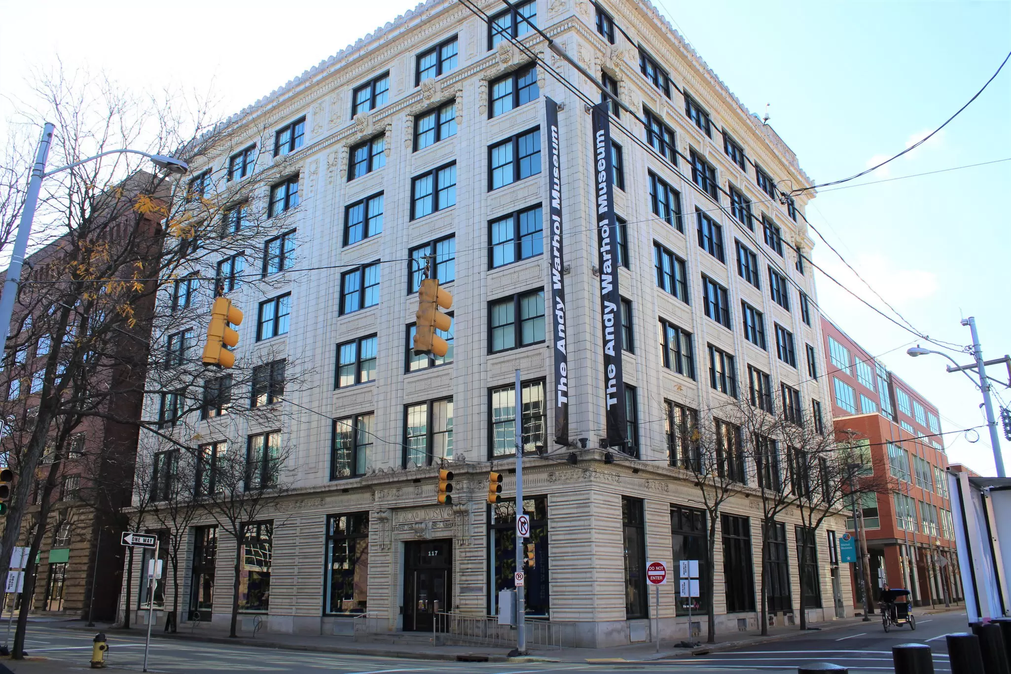 Exterior of the Andy Warhol Museum in Pittsburgh