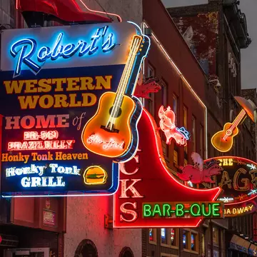 871656778
broadway
Nashville, Tennessee - October 8, 2017: Neon signs light the strip along Broadway in Nashville