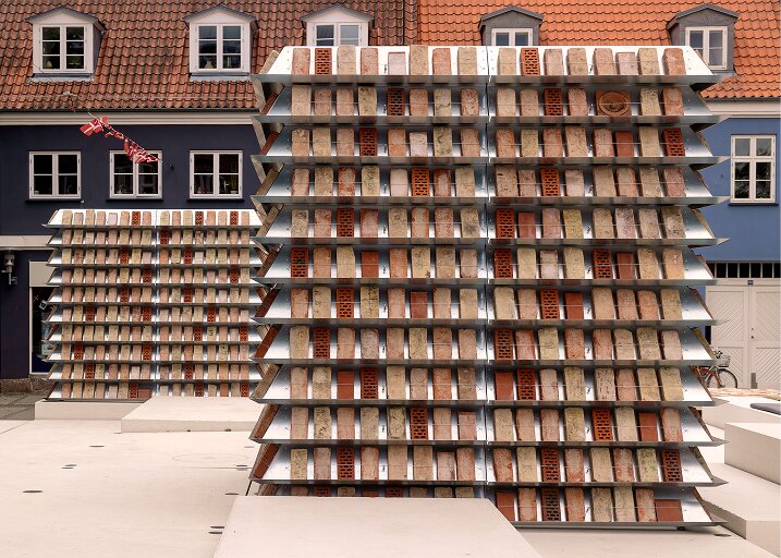 Ibrahim Mahama, Labyrinths, 2026. MAPS Museum (Museum of Art in Public Space) in Køge, Zealand, Denmark.