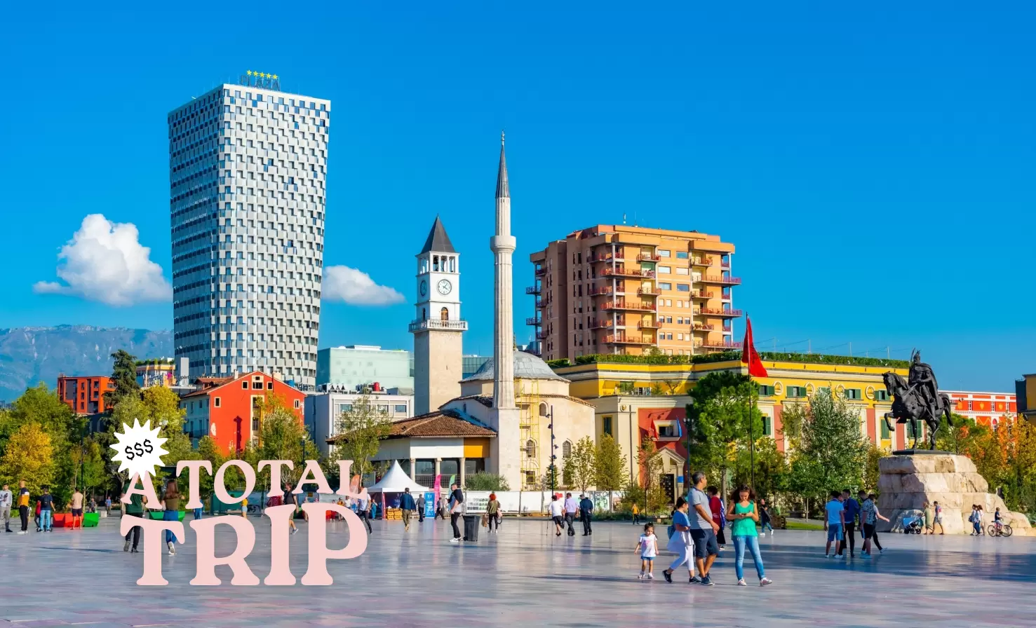 Tirana's vibrant Skanderbeg Square © Shutterstock