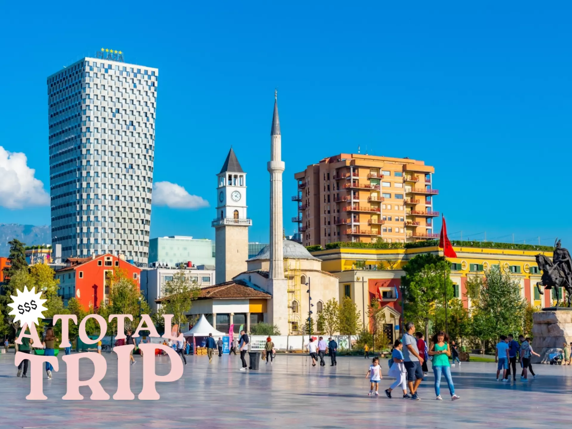 Tirana's vibrant Skanderbeg Square © Shutterstock