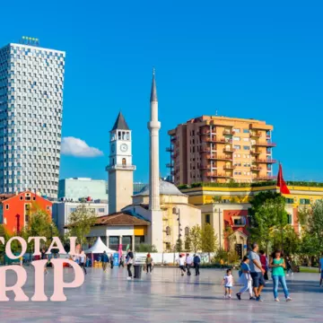 Tirana's vibrant Skanderbeg Square © Shutterstock
