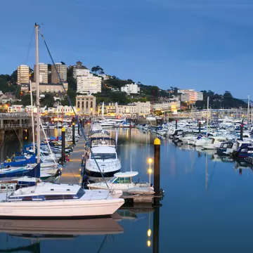 UK, England, Devon, Torbay, Torquay, Torquay Harbour