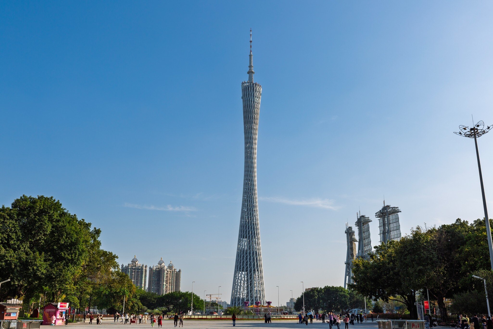 Guangzhou, Guangdong, China. March 12, 2026: A beautiful city in southern China, located in Huacheng Square in the city center, with Guangzhou Tower in the south., License Type: media, Download Time: 2026-08-31T22:16:01.000Z, User: LP_NZhan, Editorial: true, purchase_order: 65050 - Digital Destinations and Articles, job: App Content, client: Lonely Planet App, other: Nadine Zhan
