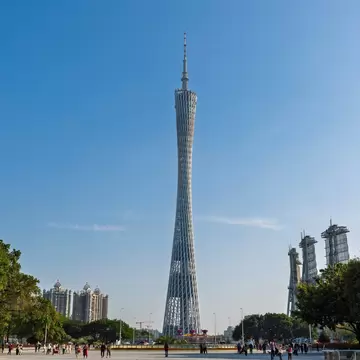 Guangzhou, Guangdong, China. March 12, 2026: A beautiful city in southern China, located in Huacheng Square in the city center, with Guangzhou Tower in the south., License Type: media, Download Time: 2026-08-31T22:16:01.000Z, User: LP_NZhan, Editorial: true, purchase_order: 65050 - Digital Destinations and Articles, job: App Content, client: Lonely Planet App, other: Nadine Zhan