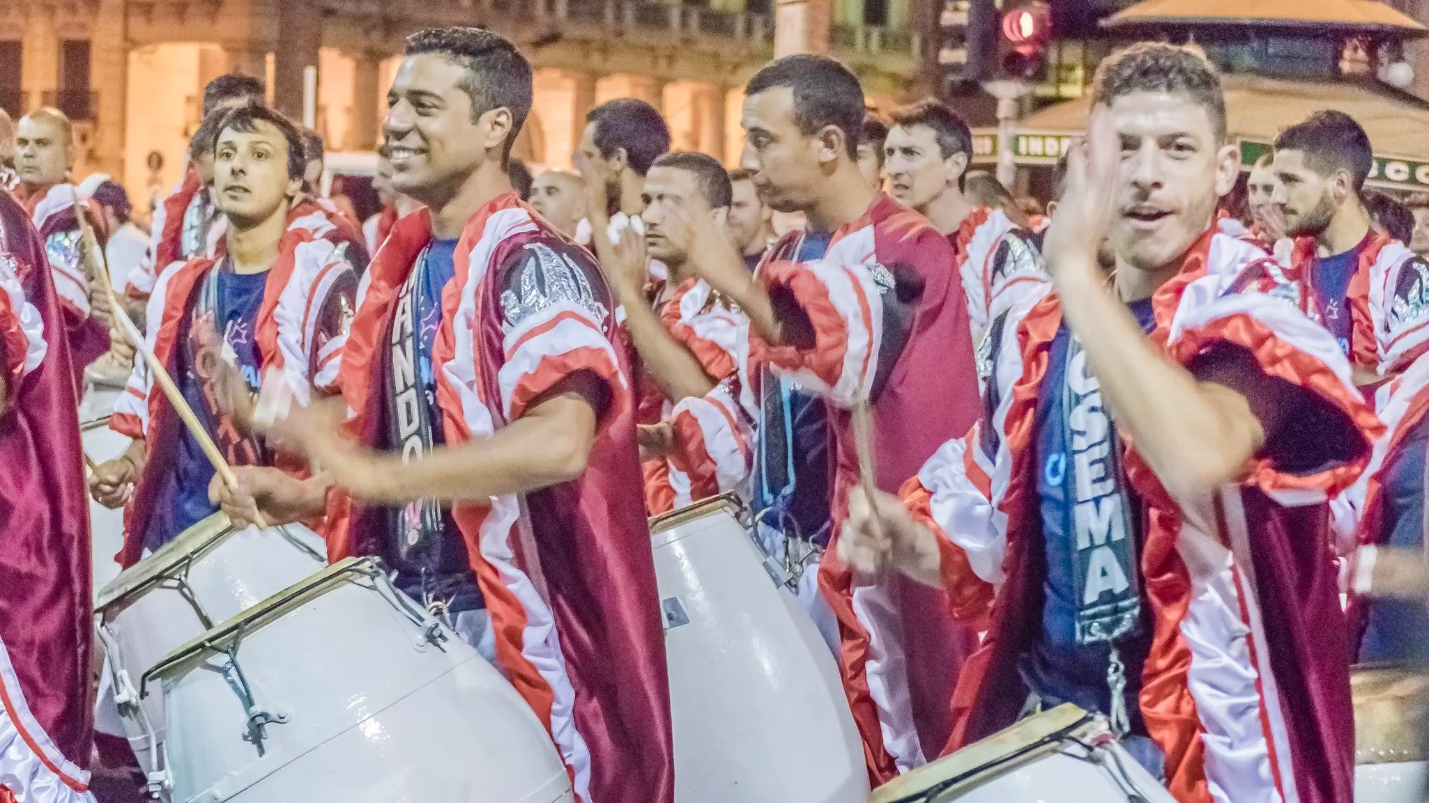Candombe drummers. Getty Images