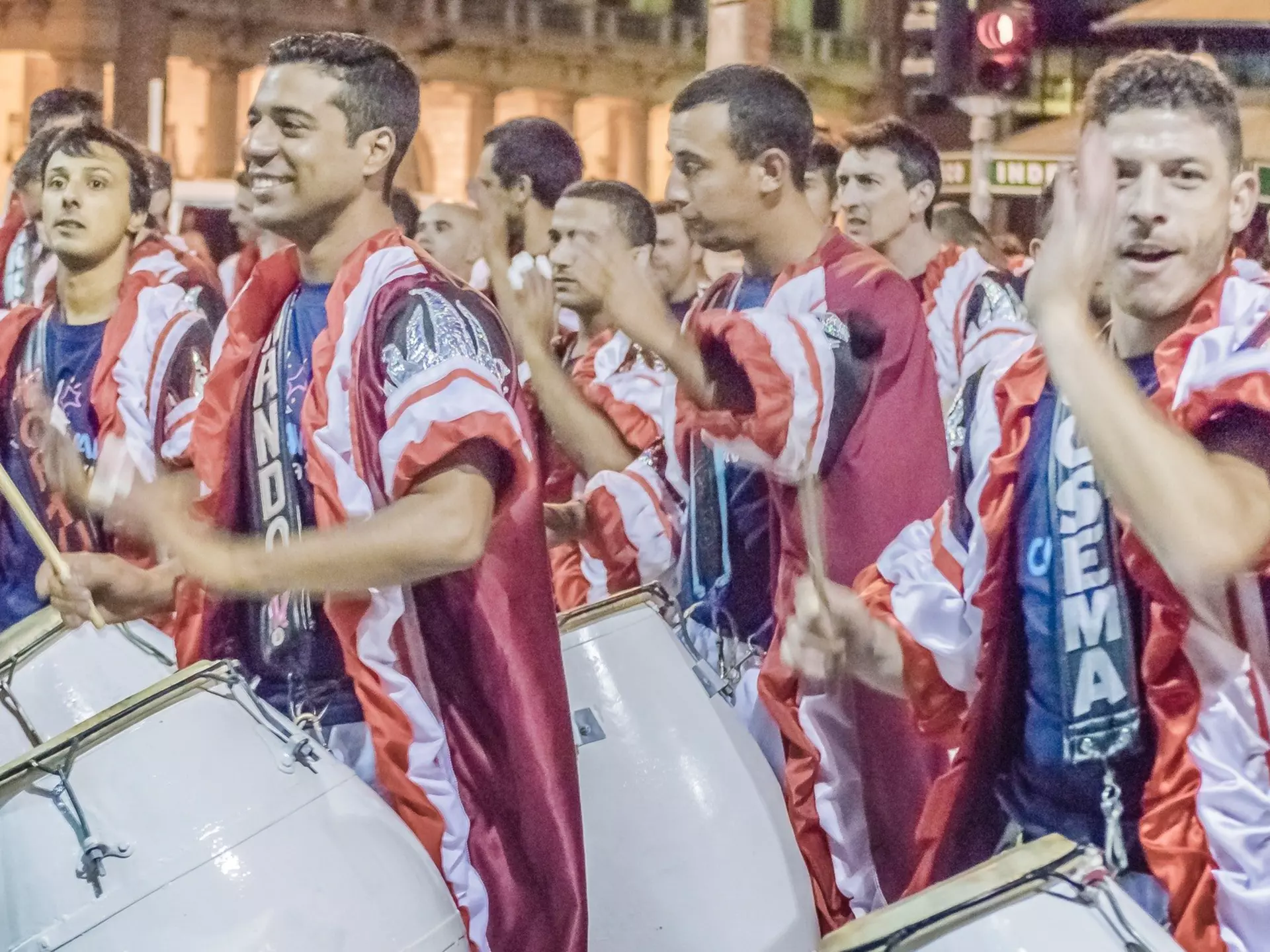 Candombe drummers. Getty Images