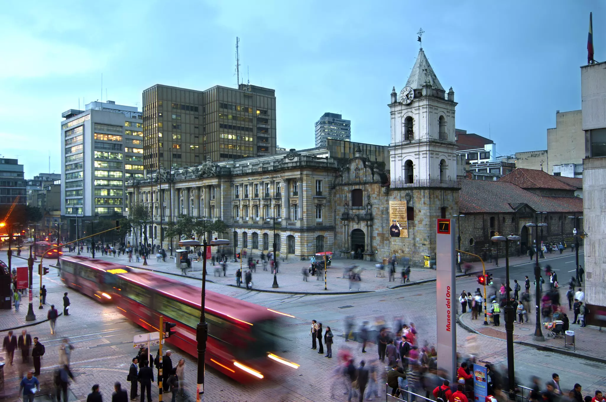 Larger cities such as Bogota have efficient, bus-based urban transport networks © John Coletti / Getty Images
