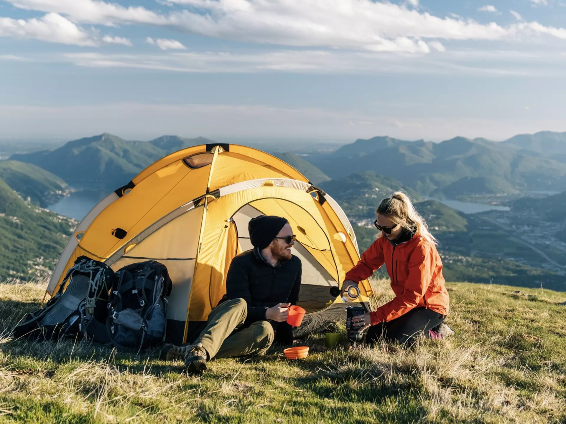 Camping in the mountains is a cost-effective way to experience Switzerland at its finest © Milo Zanecchia/ Ascent Xmedia / Getty Images