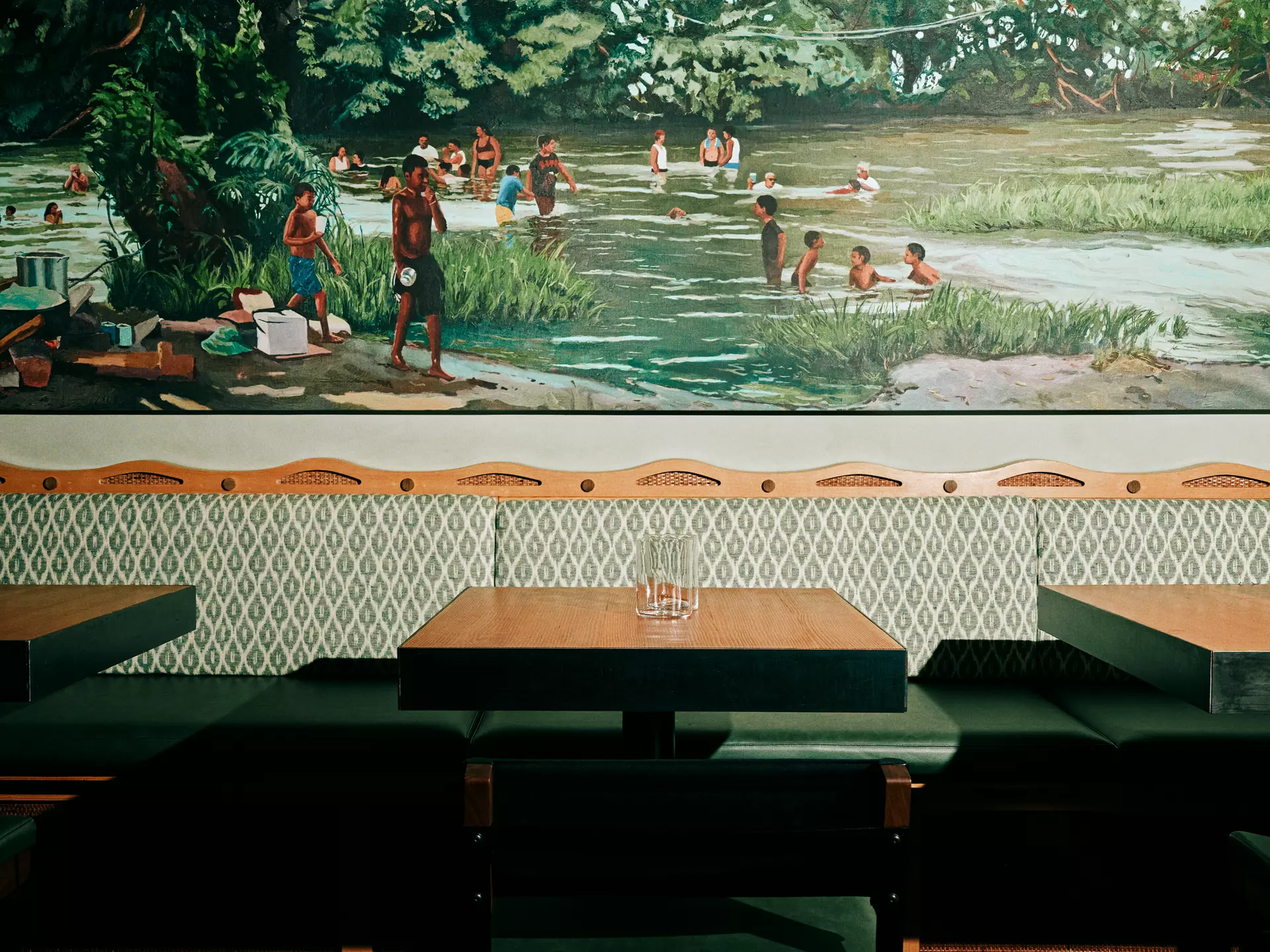 Interior shot of Bar Kabawa in the East Village, NYC
August 2025