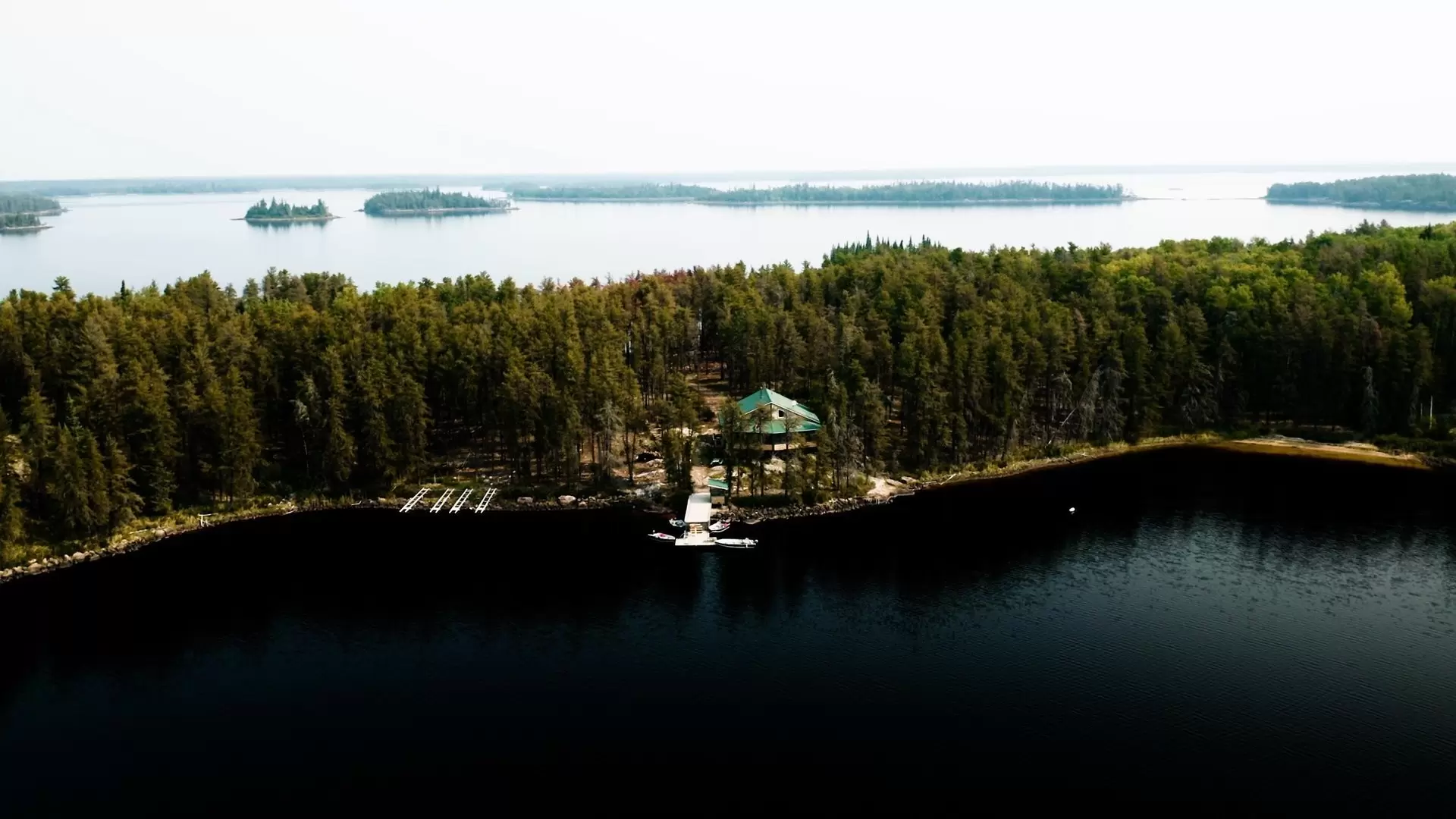 Aikens Lake Wilderness Lodge in Manitoba, Canada. @HuntFishMB