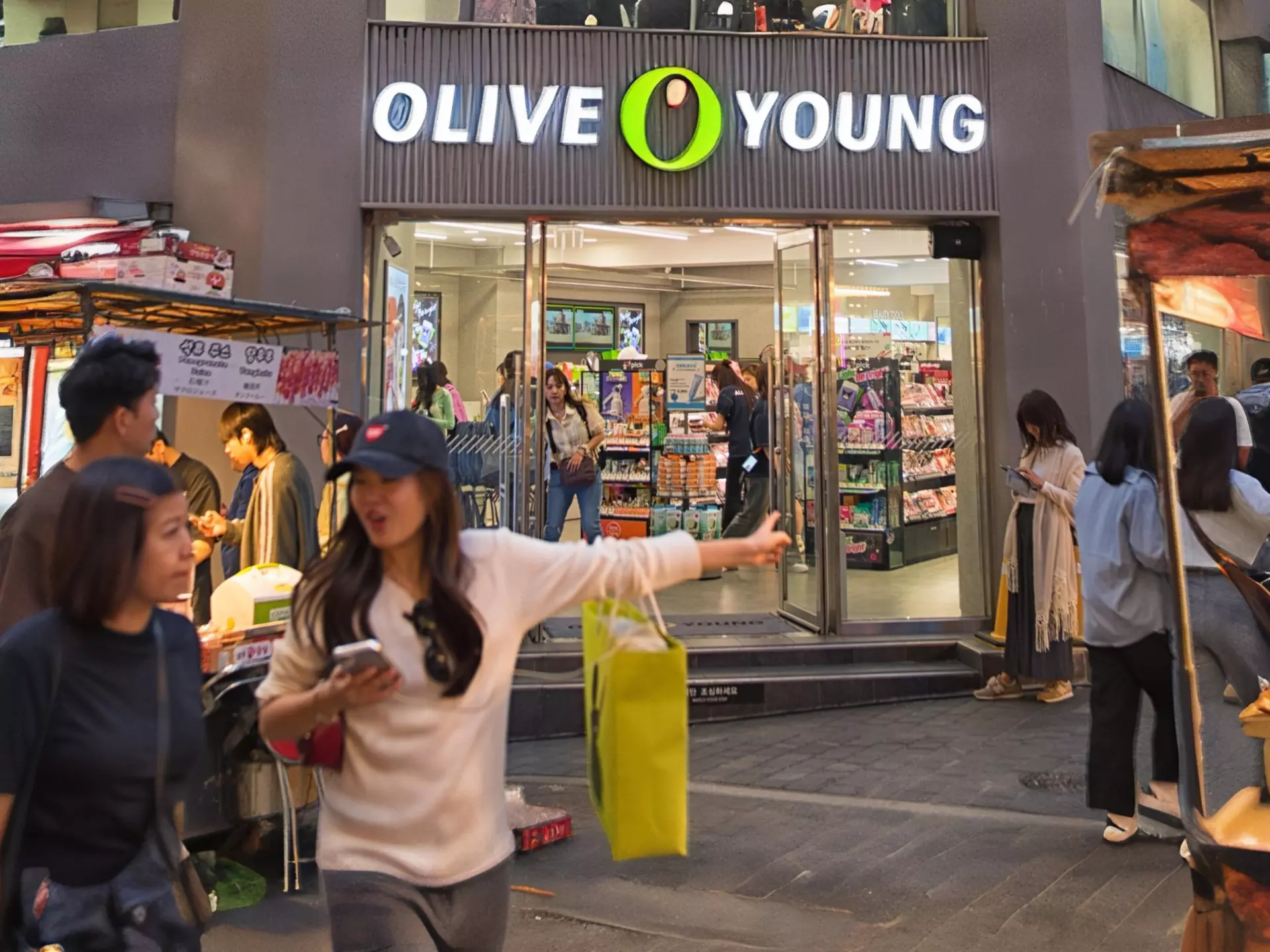 The Myeong-dong Town branch of Olive Young is a must-stop for Korean skincare in Seoul. istock/Getty Images