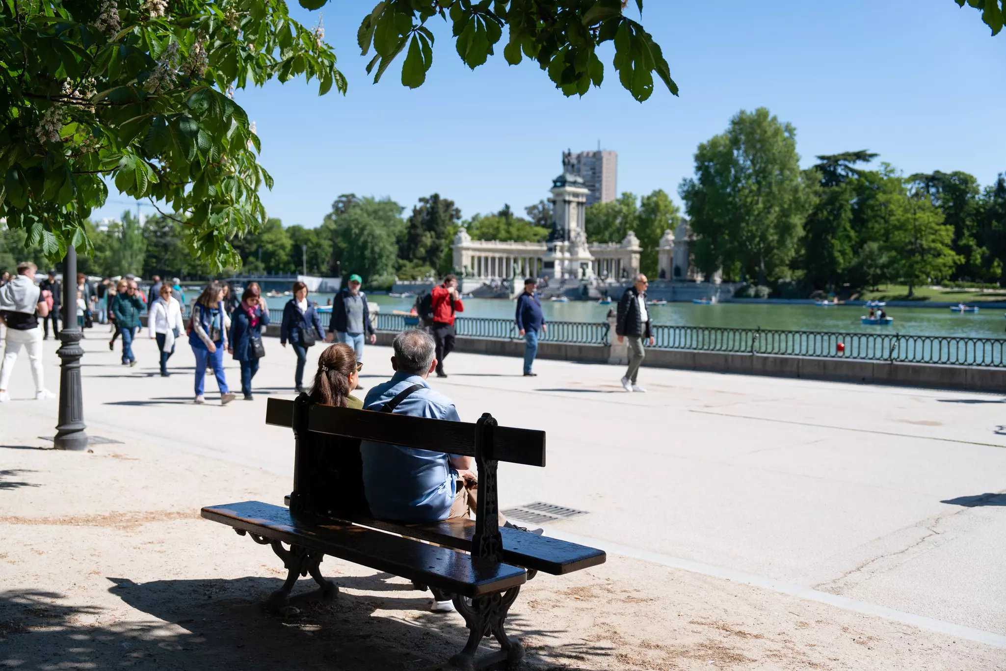 APRIL 29, 2024: Retiro Park, Madrid, Spain. Carmen Anton, one of BIT 2025’s hosts, entering the park from the main stone entrance, her walking through the park, through the trees, at the park’s lake, and at the Crystal Palace.  We did her interview at a “quiet spot” which didn’t end up being quiet at all since a man nearby started to perform random songs on glasses

Spain Marketing 1379722