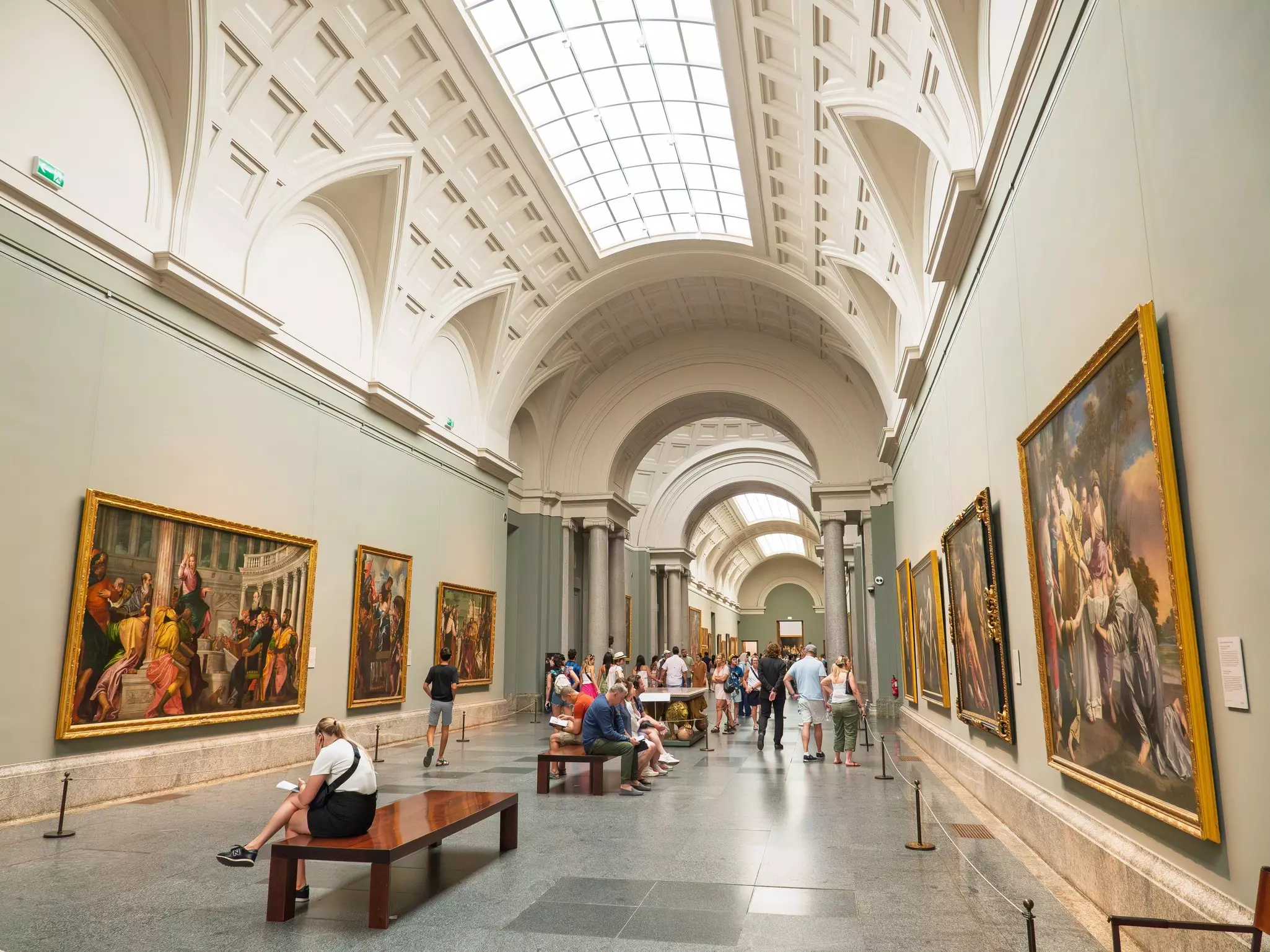 Madrid, Spain - August 4, 2024: Inside the Museo del Prado art gallery and museum, License Type: media, Download Time: 2025-06-02T16:19:08.000Z, User: rhylton_redventures, Editorial: true, purchase_order: 65050 - Digital Destinations and Articles, job: Lonely Planet, client: wip, other: Rhianydd Hylton