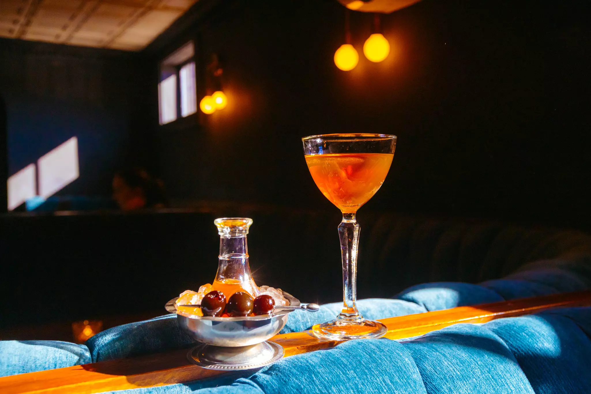 A cocktail at The Fox Bar & Cocktail Club